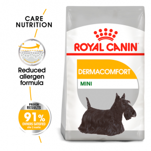 Royal Canin- MINI DERMAcomfort храна за красива козина на кучета от дребните породи