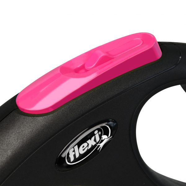Flexi NEON лента S-M- автоматичен светлоотразителен  цветен повод - Image 5