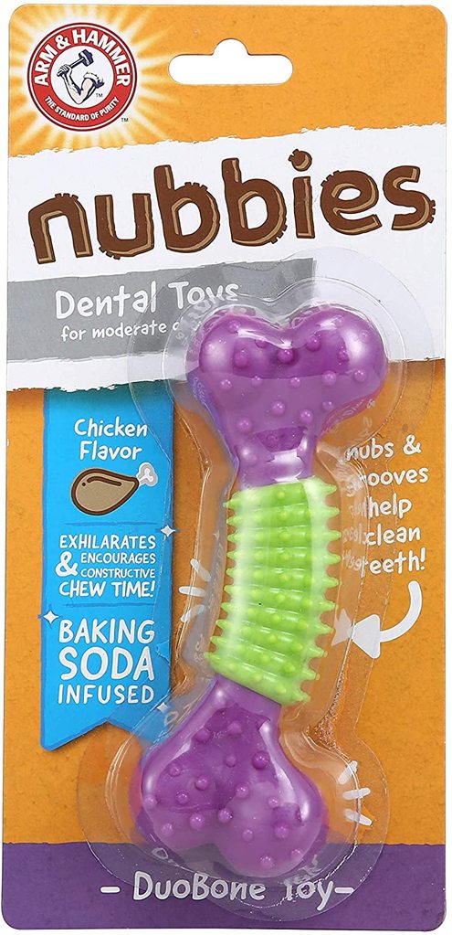 Arm&Hammer DuoBone Dental играчка кокал с аромат на пилешко