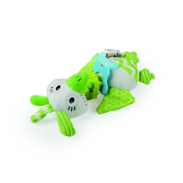 AFP Любимата играчка на малкото кученце, зелена кокошка, 25 см