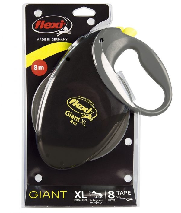 Flexi Giant XL Professional- автоматичен повод 8м  ЛЕНТА, до 50 кг