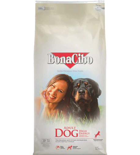 BonaCibo Adult Energy, за активни кучета 15кг