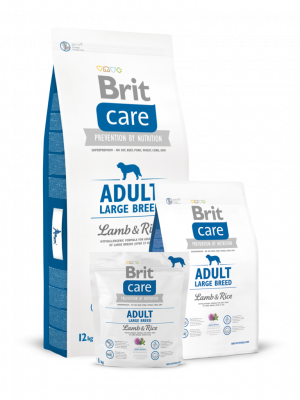 Brit Care Adult Large Агне и ориз 12 кг