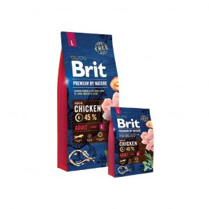 BRIT L adult - за израстнали кучета от едри породи, 15кг