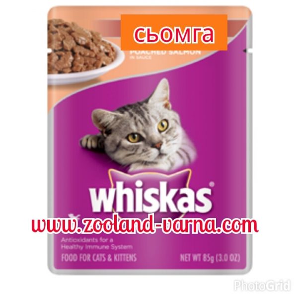 Whiskas pouch 100 гр. хапки в сос, ВСИЧКИ ВИДОВЕ