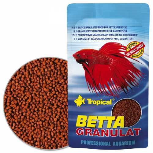 Tropical Betta Granulat Опаковка храна за риба Бета, 10 гр.