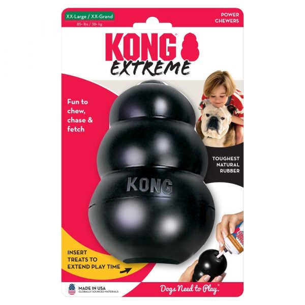 Kong играчка за куче Extreme XXL, черна