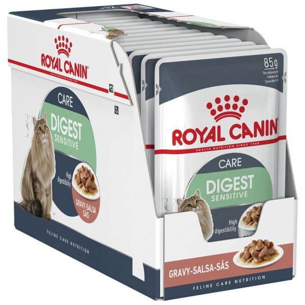 Royal Canin- CARE DIGEST SENSITIVE  pouch- паучове за чувствителни котки 85гр