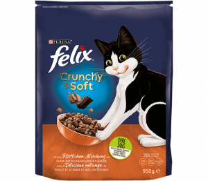 Felix Crunchy & Soft с Пиле, Пуйка и със Зеленчуци, 950 гр