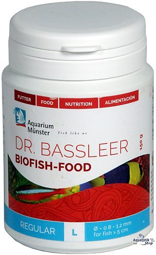 Dr. Bassleer Biofish Regular L 150g. - Храна за рибки на гранули с протеин