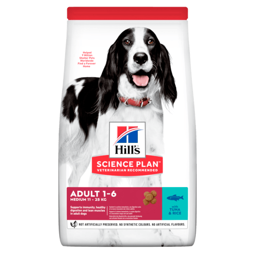Hill's SP Adult Medium - За кучета от средни породи до 25 кг с РИБА