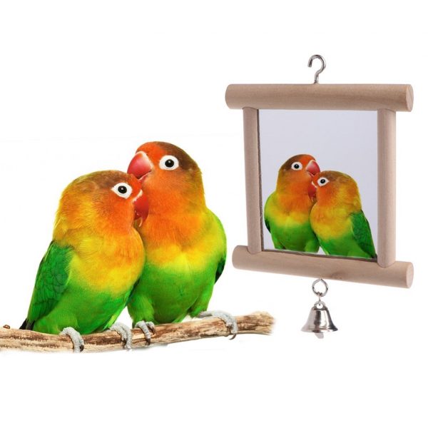 Nobby Огледало за папагали със звънче 10 см