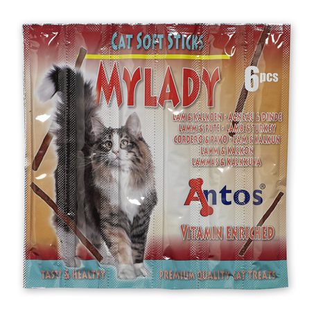 Antos My Lady - котешки солети с агне и пуйка, 6 бр