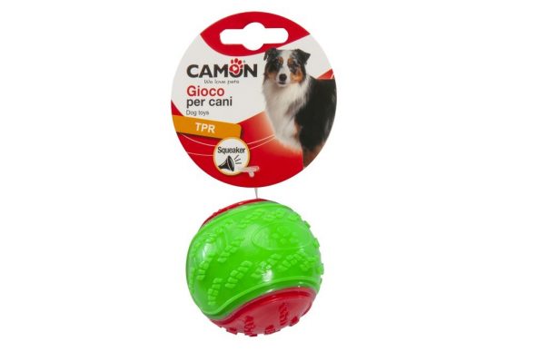 Camon Играчка за куче- топка със звук 6 см