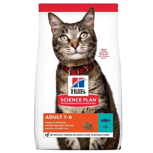 Hill's Feline Adult TUNA - Храна за котки от 1 до 6 години с РИБА