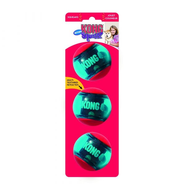 KONG® топки Squeezz® Action размер S