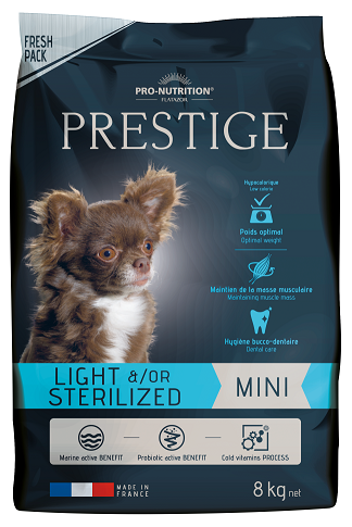 Prestige ADULT MINI LIGHT за дребни породи кастрирани кучета, 8кг