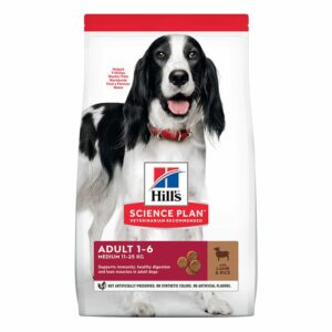 HILL`S DOG Adult Medium Lamb & Rice - храна за кучета от средните породи до 25кг с агне и ориз