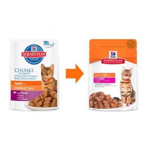 Hill's Science Plan™ Feline Adult паучове 4 вида 12 бр
