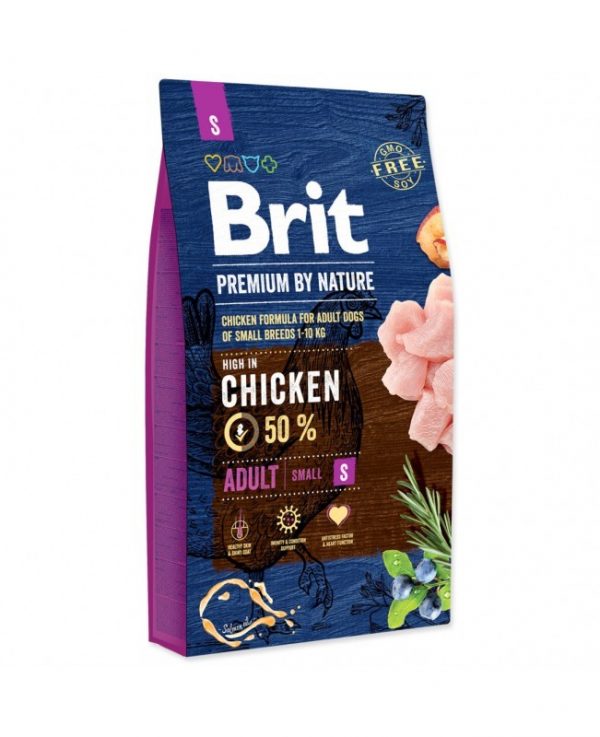 BRIT S Adult за израстнали кучета от дребни породи, 8 кг