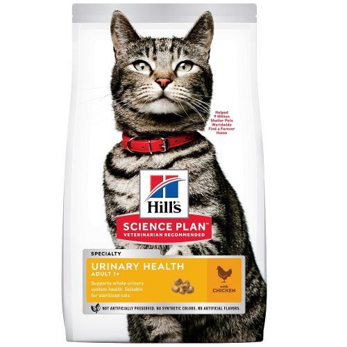 Hill's SP Cat Urinary Health Adult за поддържане на уринарния тракт с пиле