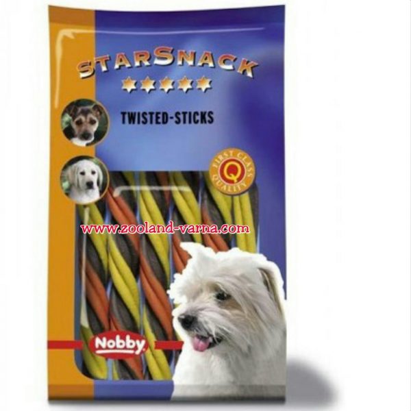 StarSnack меки лакомства Twisted Stiks, 200 гр.