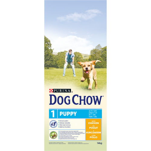Dog Chow puppy 14 кг. - Храна за подрастващи кученца, с пиле