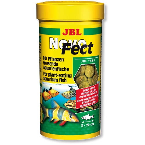 JBL NovoFect 100мл. - храна за растителноядни рибки -таблетки
