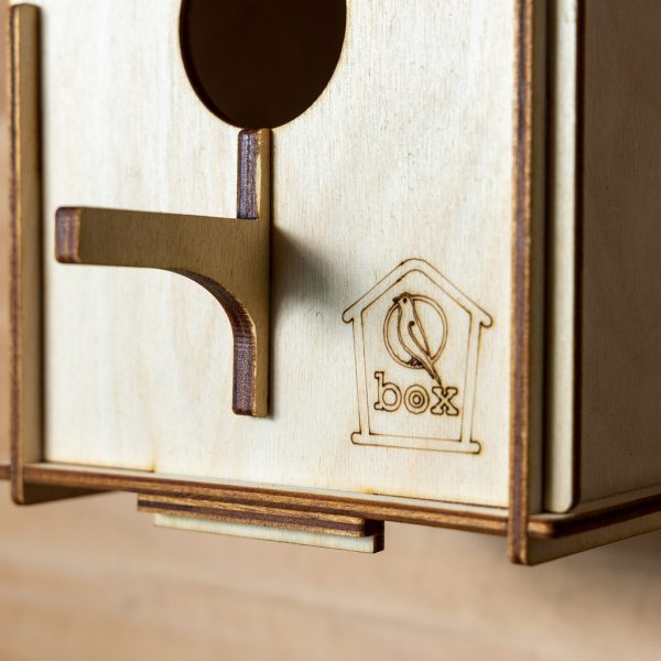 BirdBox Къща за птици - едноскатна 4мм - Image 3