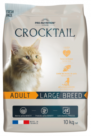 Crocktail Large Breed за котки от едри породи, 2 кг