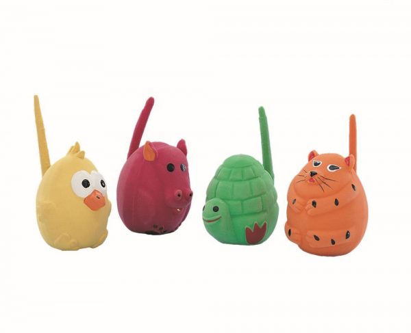 Играчка за куче латекс животни с опашки, 6 см - Image 2