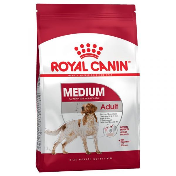 Royal Canin MEDIUM Adult 15kg. за израстнали, над 12м