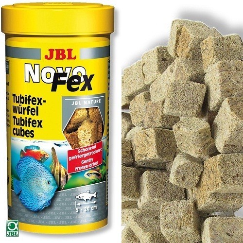 JBL NovoFex 250мл.- Вакуумирана и замразена изсушена храна на кубчета