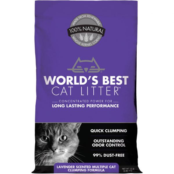 World's Best Cat Litter ЛАВАНДУЛА за две или повече котки