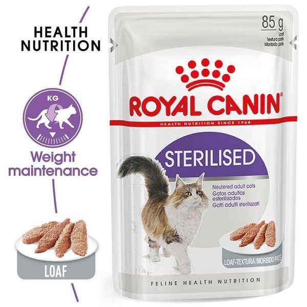 Royal Canin- Sterilised Loaf pouch - паучове за кастрирани котки 12бр. x 85 гр