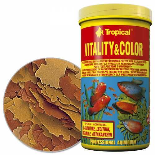 Tropical Vitality&color 1000 мл. храна на люспи за оцветяването