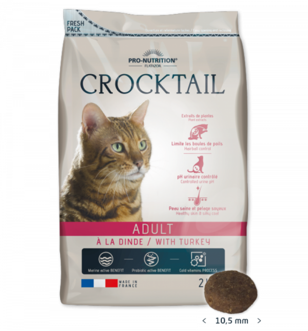 Crocktail храна за котки с пуйка, 2 кг