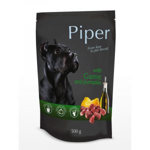 Piper Adult пауч дивеч, тиква и масло от ленено семе 500 гр