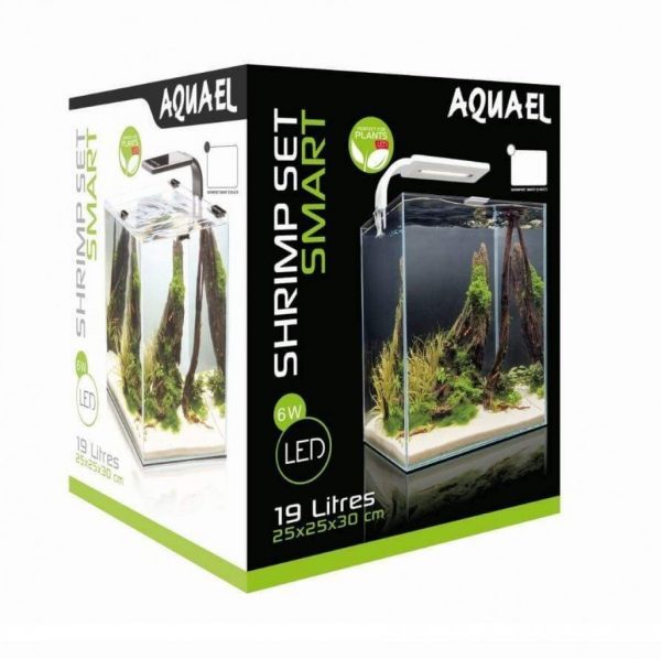 AQUAEL SHRIMP SMART 30, 30 L- черен аквариум за скариди