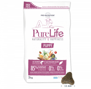 Flatazor PureLife Puppy сьомга и бяла риба, 2 кг