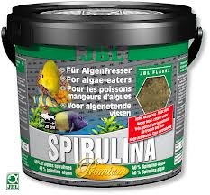 JBL Spirulina 5.5л.- Основна храна за риби - 40 % спирулина, люспи