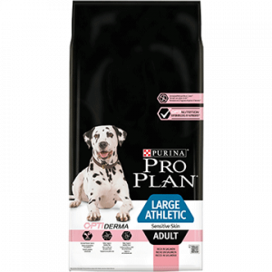 Pro Plan Large Athletic Adult Sensitive Skin с OPTIDERMA®, богата на сьомга 14 кг