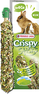 Sticks - 2 бр. МЕГА крекери за ЗАЕК и морско СВИНЧЕ с ТРЕВА