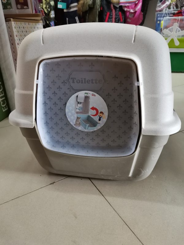 Закрита котешка тоалетна ROTO 52cм x 40cм x 40cм.