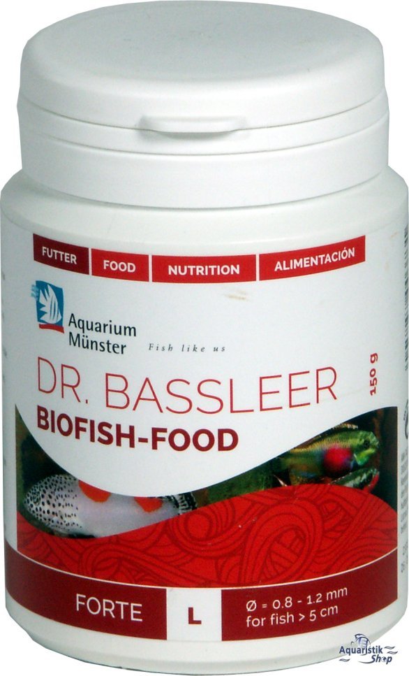 Dr. Bassleer Biofish Forte L 150g. Храна за рибки на гранули