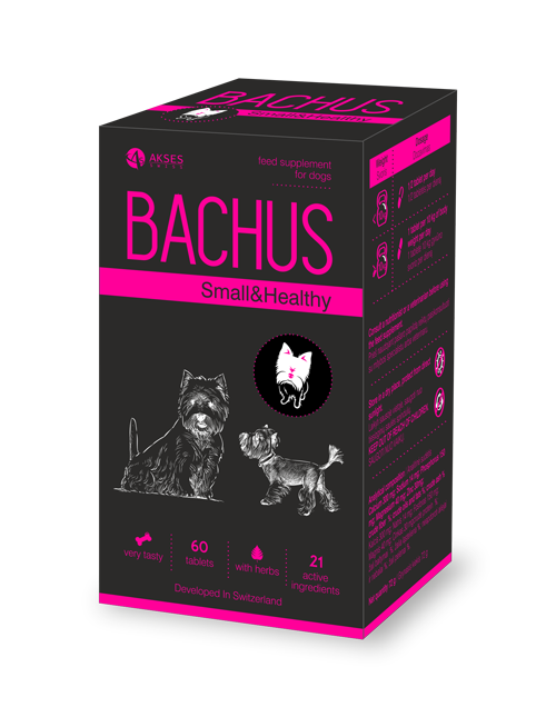 Bachus добавка за дребни породи кучета 60 табл