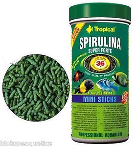 Tropical Super Spirulina Forte Mini Sticks 10 гр. Бавнопотъващи пръчици спирулина