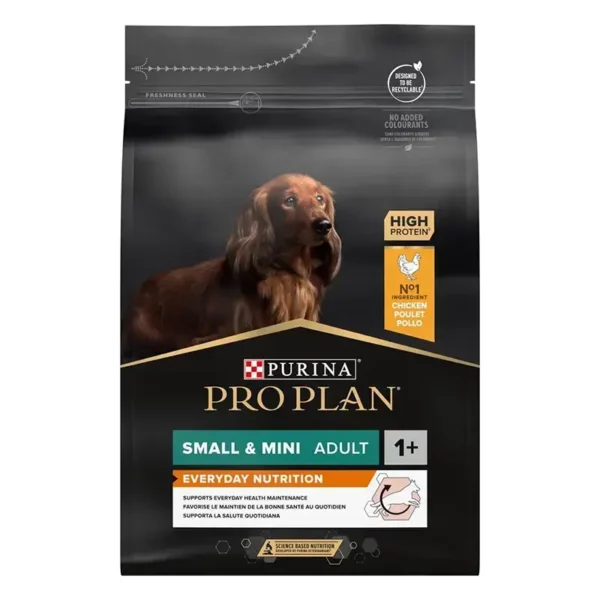 Purina Pro Plan Dog Adult Small&Mini Chicken - храна за израснали кучета от мини породи с пиле - 7 кг