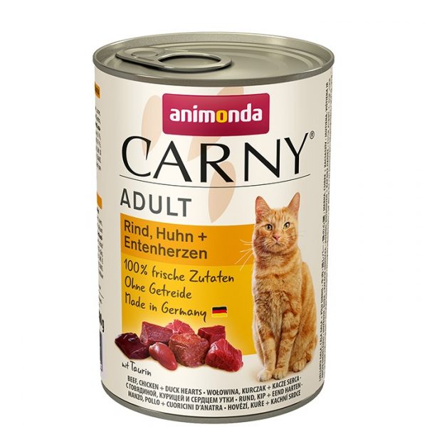 Carny 400 гр. 100% прясно месо за израснали котки