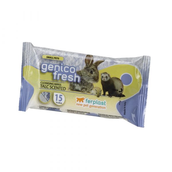 Genico Fresh 40 бр. мокри кърпички с аромат на талк